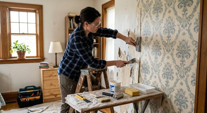 Wallpaper Seam Repair in Alpharetta, GA
